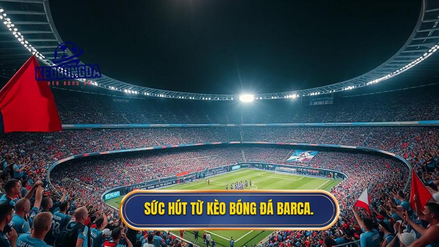 Sức hút từ kèo bóng đá Barca.