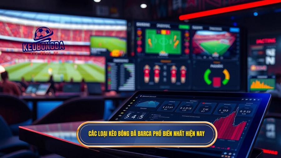 Các loại kèo bóng đá Barca phổ biến nhất hiện nay