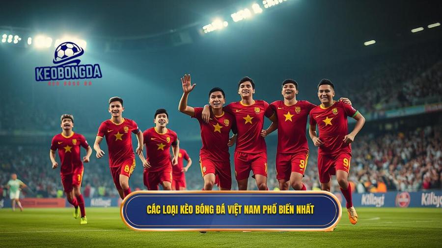 Các loại kèo bóng đá Việt Nam phổ biến nhất