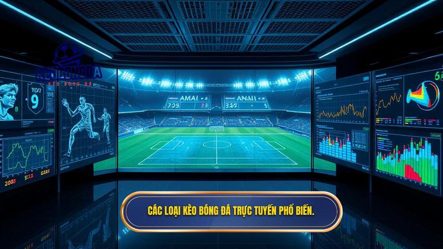Các loại kèo bóng đá trực tuyến phổ biến.