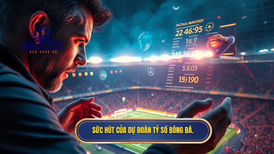 Sức hút của dự đoán tỷ số bóng đá.