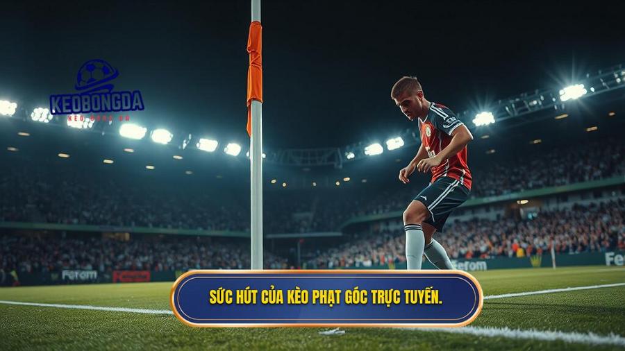 Sức hút của kèo phạt góc trực tuyến.
